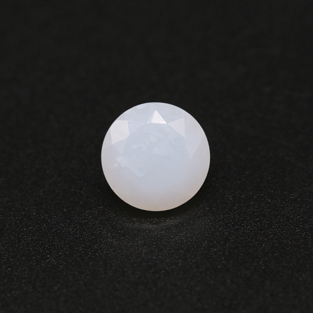 White Opal Round Faceted
