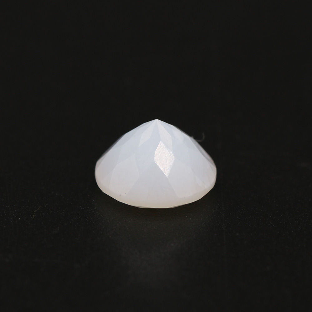 White Opal Round Faceted