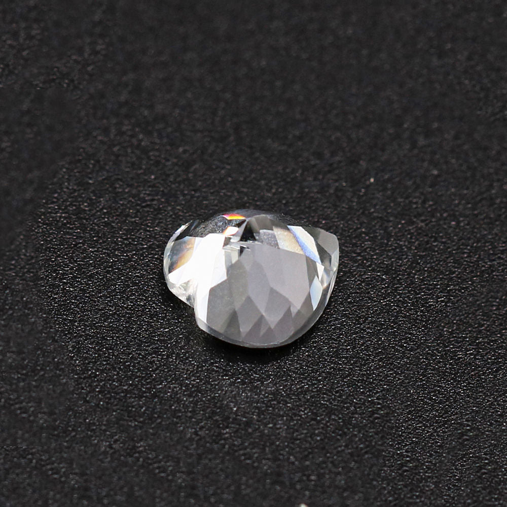 White Topaz Heart Shape Faceted