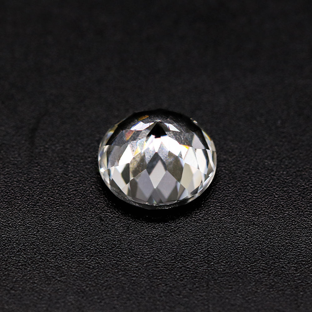 White Topaz Round Faceted