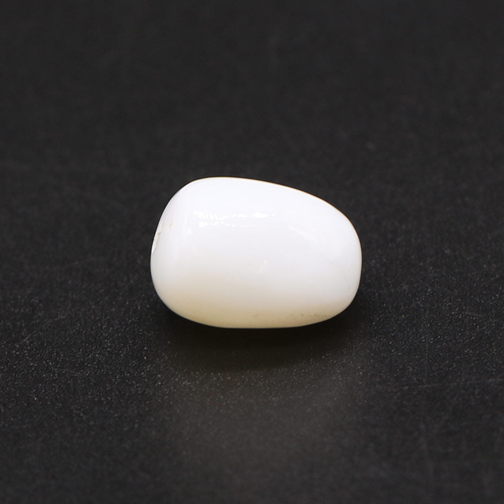White Opal Smooth Tumbled (Full Drill)
