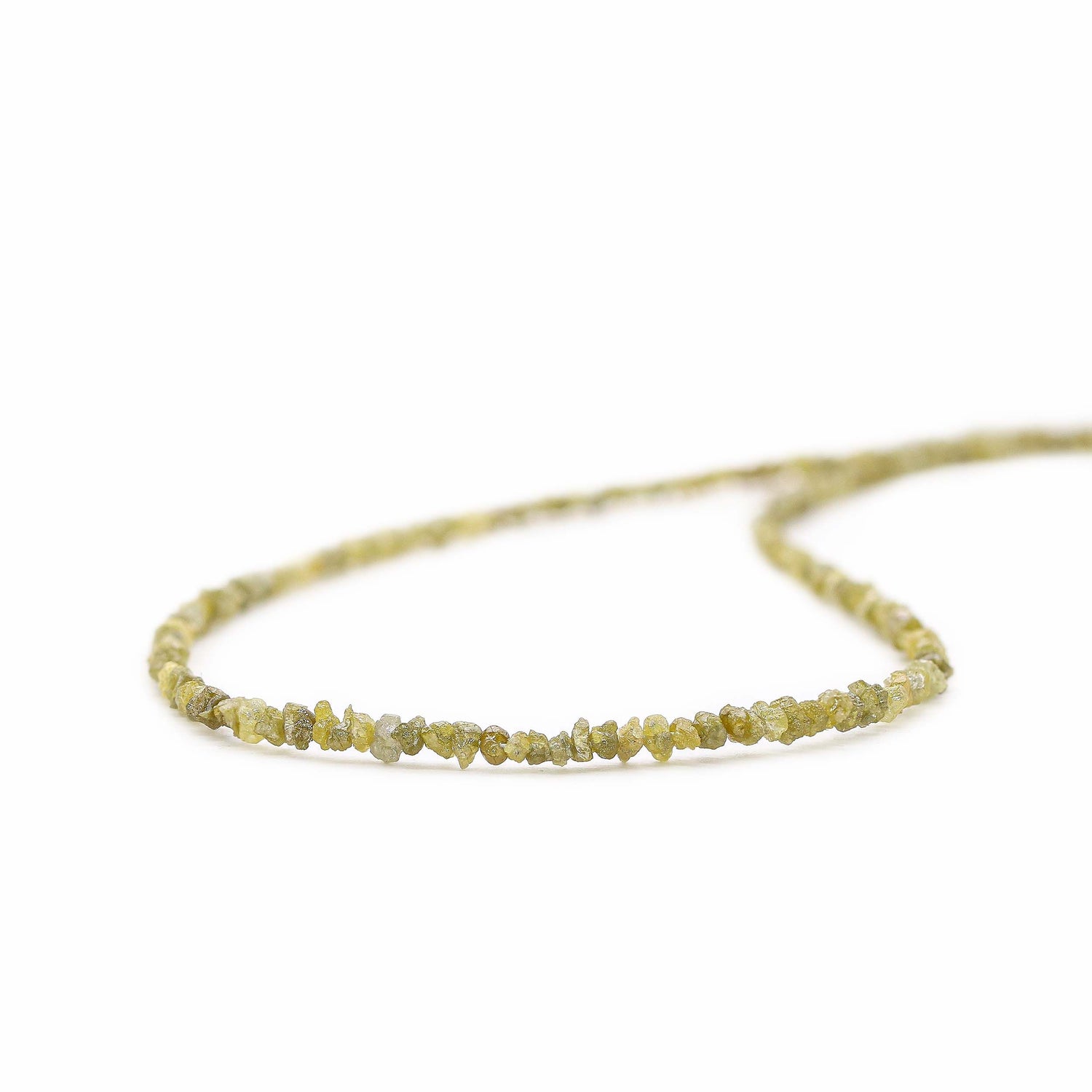 Yellow Diamond 2mm to 3mm Raw Uncut Nugget Beads (17 Inch)
