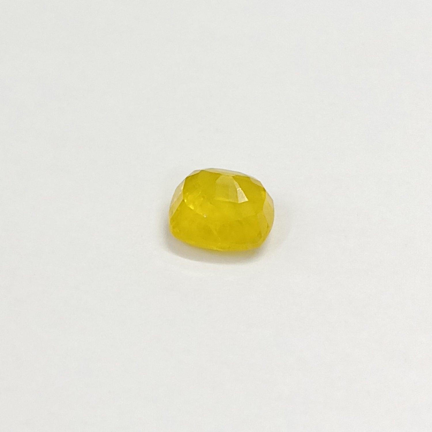 Natural Yellow Sapphire (Nigeria) (Heated) Cushion Faceted (6.09 Cts. / 6.50 Ratti)