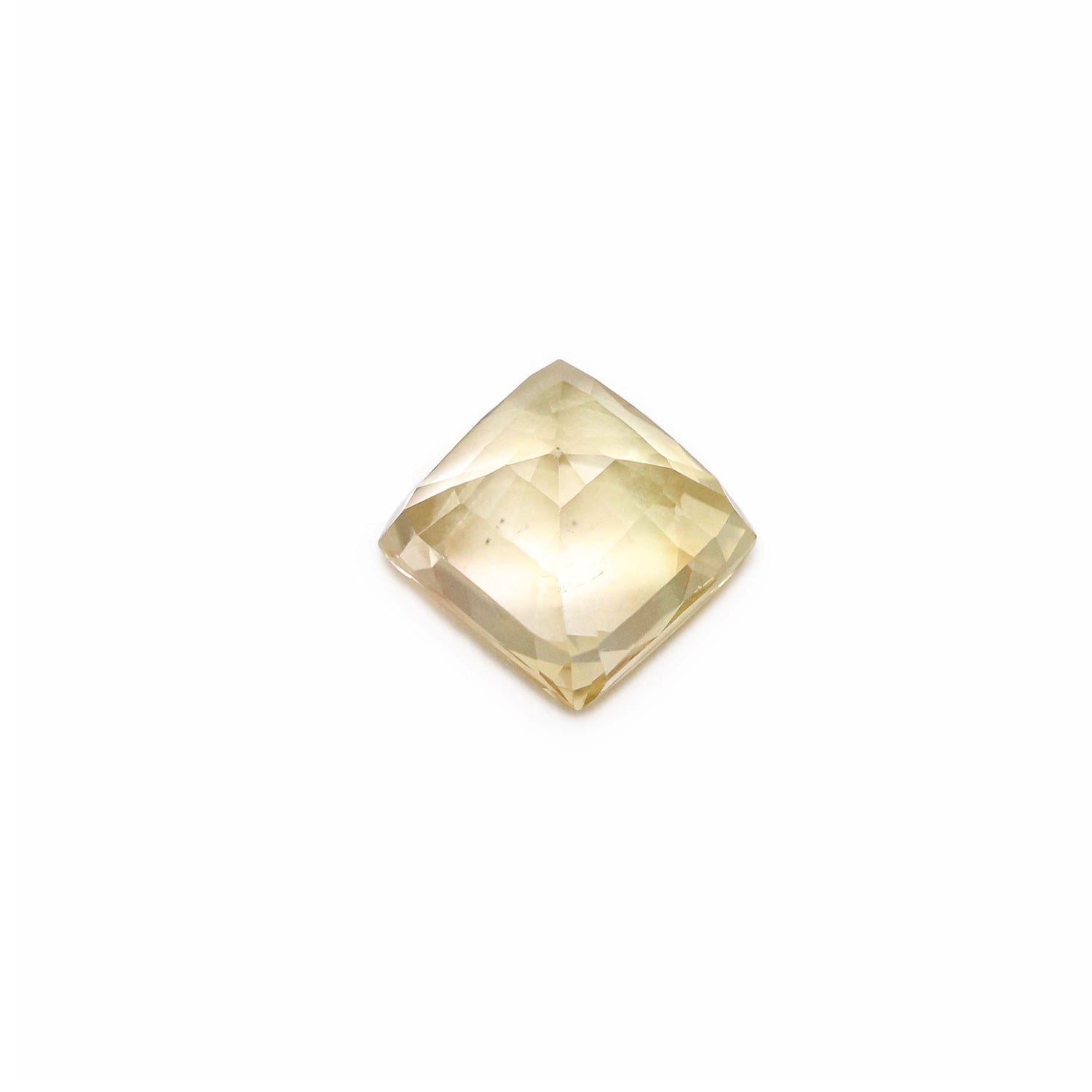 Yellow Tourmaline 11.50x11mm Square Faceted
