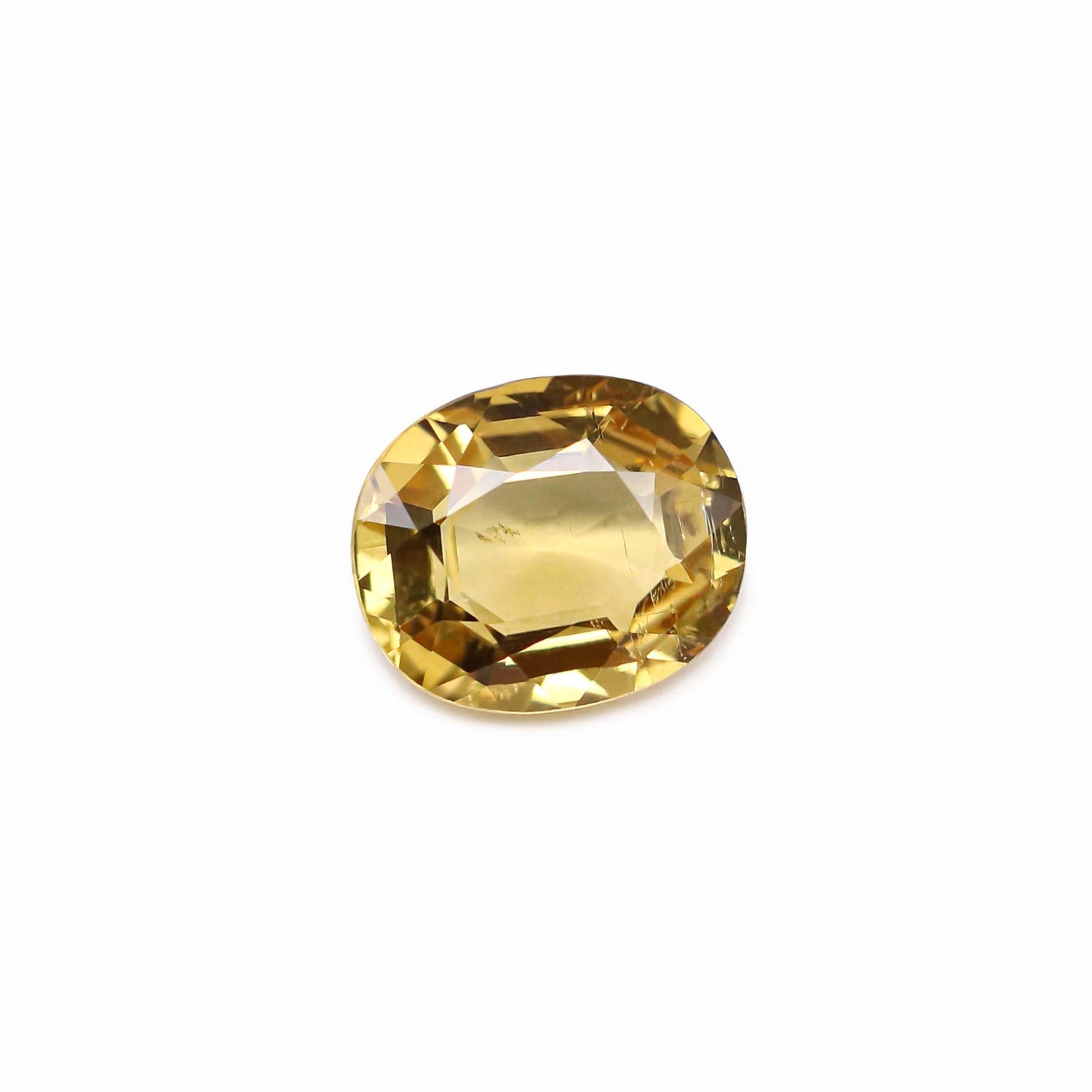 Yellow Tourmaline 12x10mm Oval Faceted
