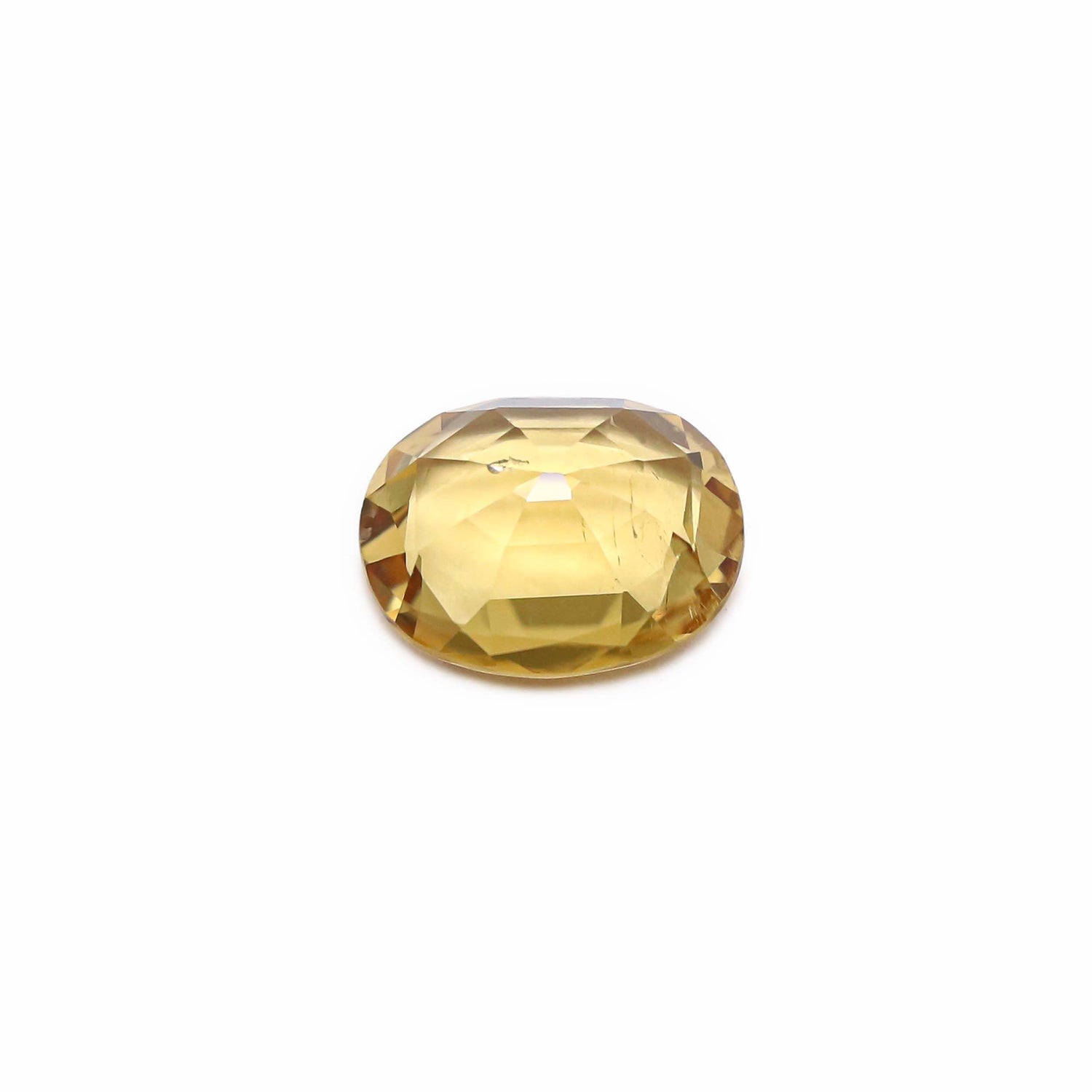 Yellow Tourmaline 12x10mm Oval Faceted