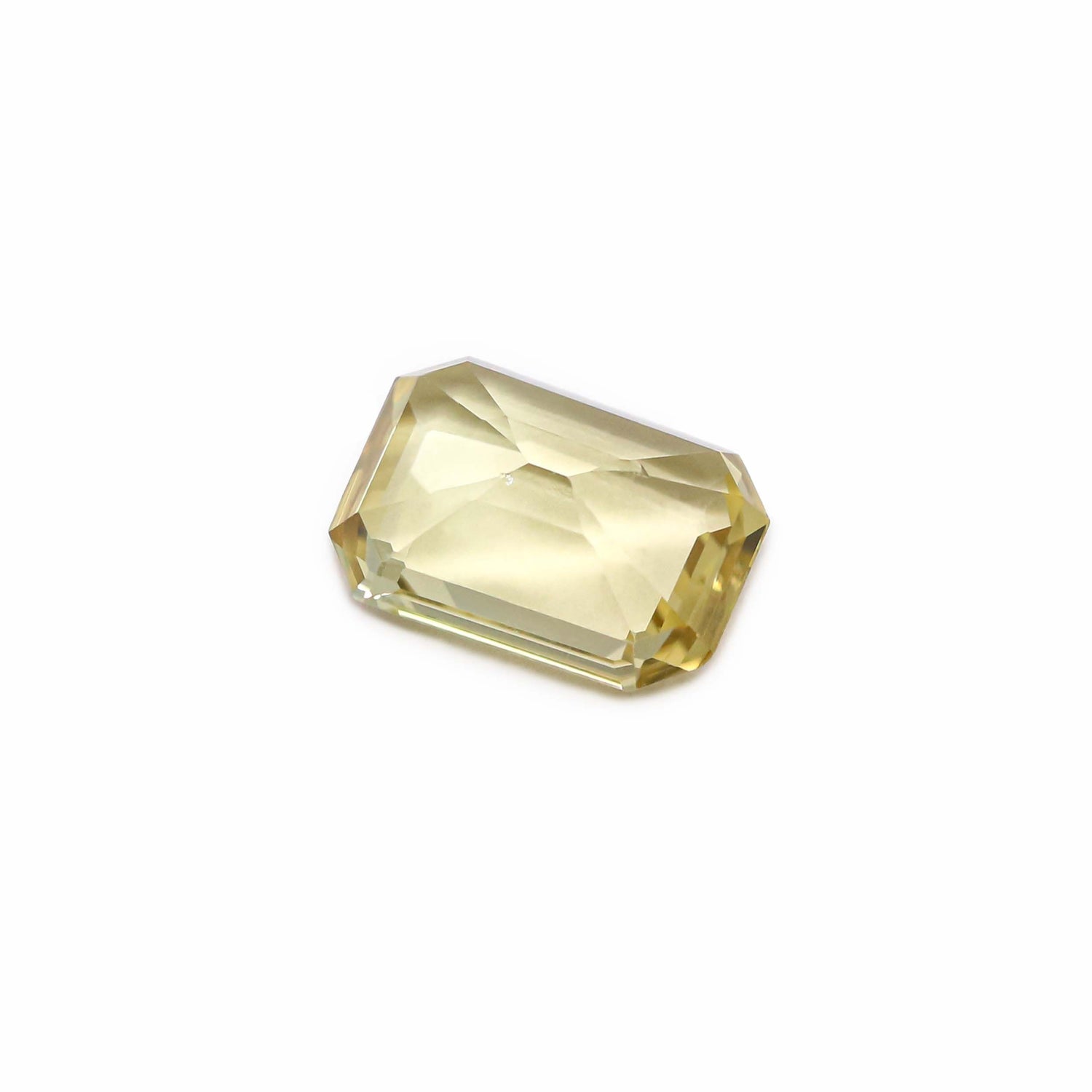 Yellow Tourmaline 13.50x10mm Octagon Faceted