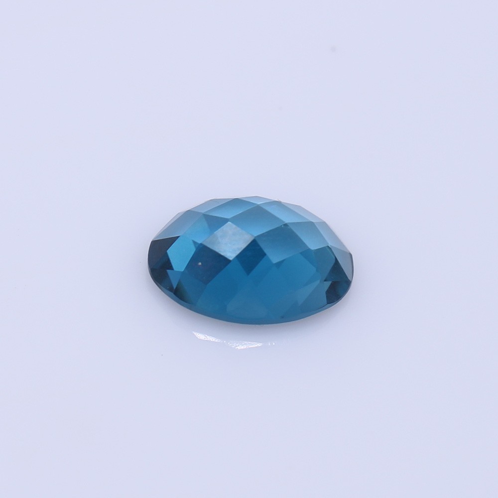 London Blue Topaz 6x4mm to 8x6mm Natural London Blue Topaz Cabochon Oval Loose Gemstone @ All Calibrated Size Available 6x4mm to 8x6mm