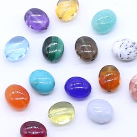 Calibrated Smooth Oval Beads